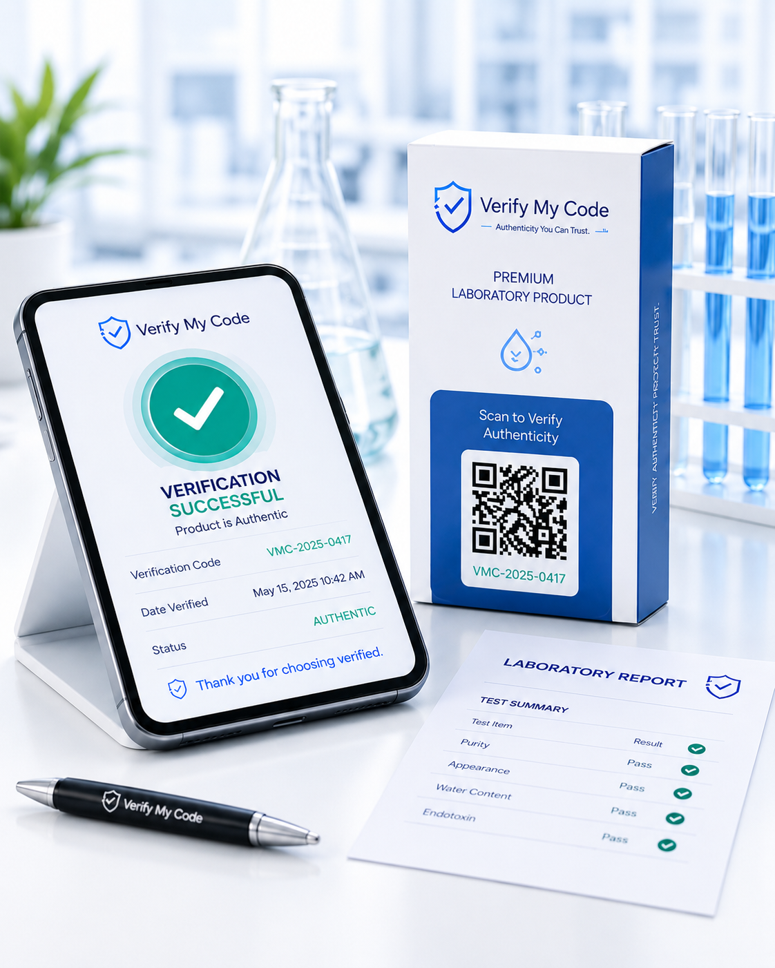 Product Verification Services Display
